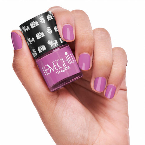 LoveChild Laila  Breathable Magenta Glossy Nail Paint